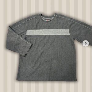 Vintage grey fleece long sleeve